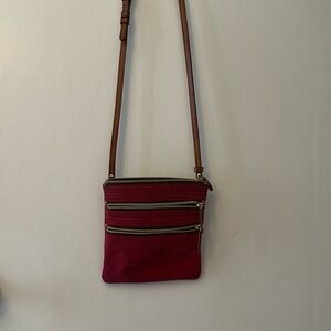 Dooney and Bourke Red Crossbody Bag